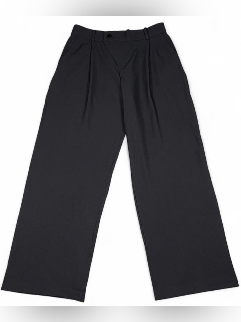 NWOT Orttu Avant-Garde Black Wide Leg Anomalous Pants Men’s Sz L Pleated Relaxed